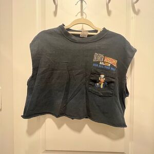 Vintage Women’s Black Graphic T-Shirt